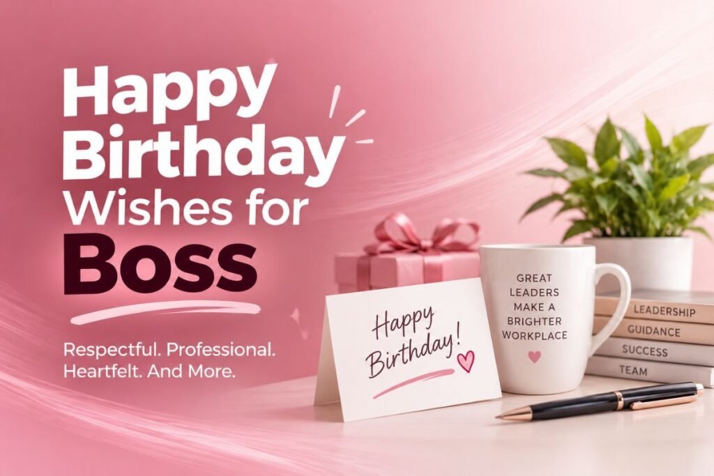 Happy Birthday Wishes for Boss with a professional birthday message