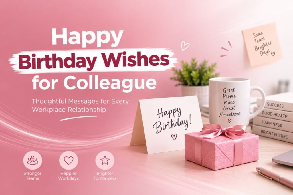 Happy Birthday Wishes for Colleague